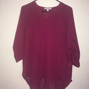 Dark pink blouse. NWOT
